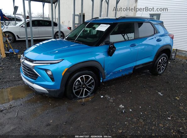 KL79MRSL4SB065140 2025 CHEVROLET TRAILBLAZER Синий Передняя левая четверть