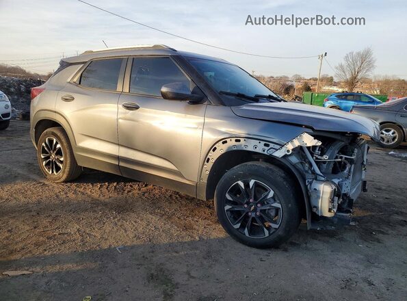 KL79MRSLXMB160966 2021 CHEVROLET TRAILBLAZER Gray Передня права чверть