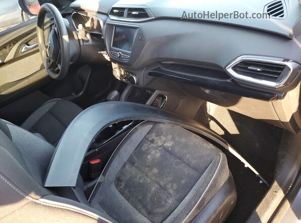 KL79MRSLXMB160966 2021 CHEVROLET TRAILBLAZER Gray Вид панелі приладів