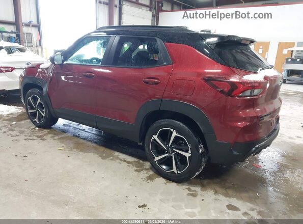 KL79MUSL7NB052311 2022 CHEVROLET TRAILBLAZER Red უკანა მარცხენა