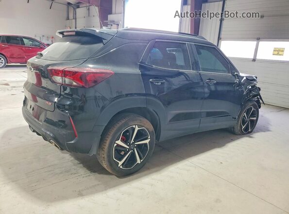 KL79MUSL8NB055203 2022 CHEVROLET TRAILBLAZER Черный Задняя правая четверть