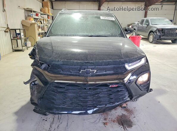 KL79MUSL8NB055203 2022 CHEVROLET TRAILBLAZER Черный Вид спереди