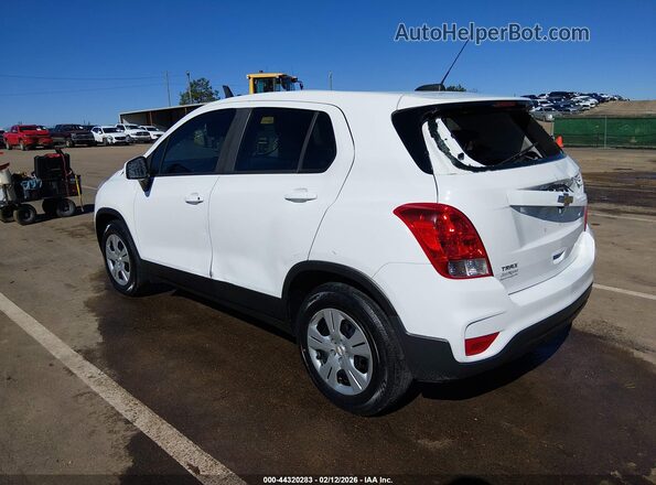 KL7CJKSB4HB105352 2017 CHEVROLET TRAX Белый Задняя левая четверть