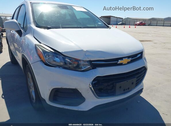 KL7CJKSB7LB073165 2020 CHEVROLET TRAX Белый Вид спереди