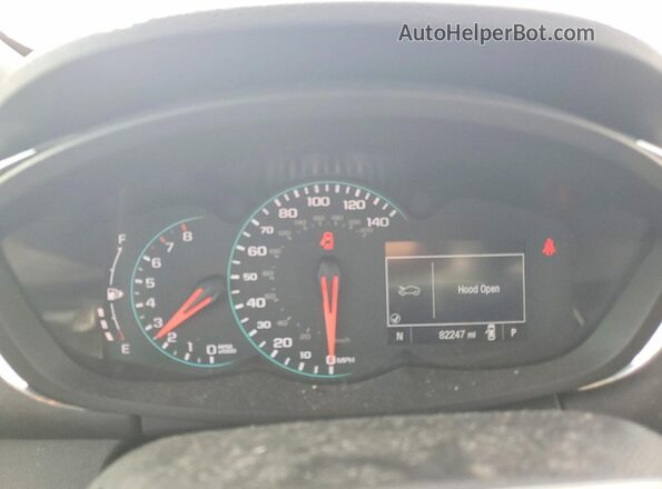 KL7CJLSB0MB342386 2021 CHEVROLET TRAX Серебряный Вид щитка приборов