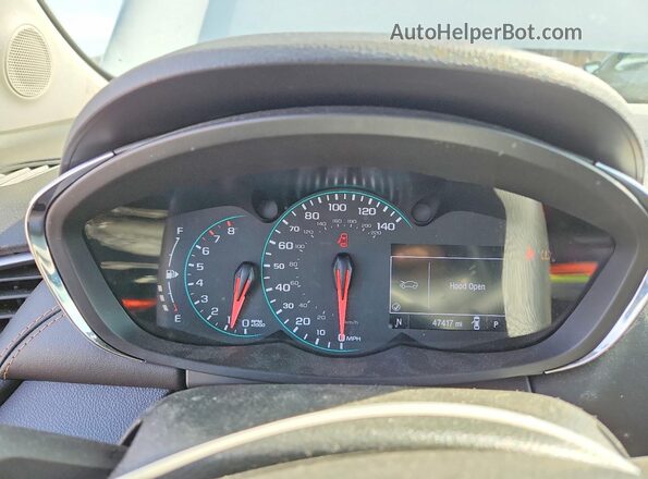 KL7CJLSB2KB963917 2019 CHEVROLET TRAX White Вид щитка приладів
