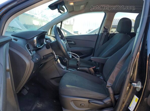 KL7CJNSB5LB314531 2020 CHEVROLET TRAX Black Front interior view