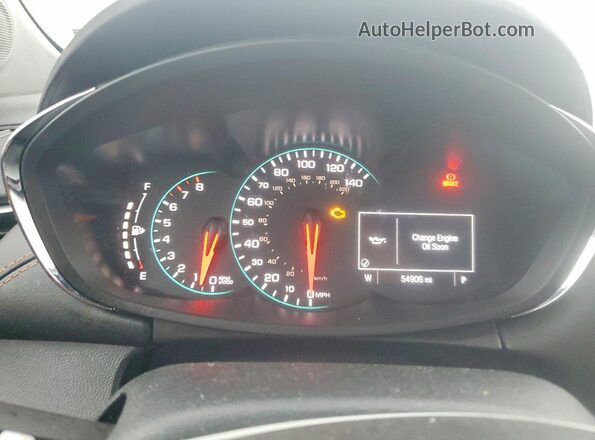 KL7CJNSB6MB354893 2021 CHEVROLET TRAX Maroon Instrument cluster view