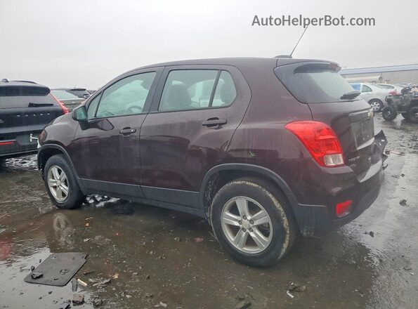 KL7CJNSB6MB354893 2021 CHEVROLET TRAX Maroon Rear left