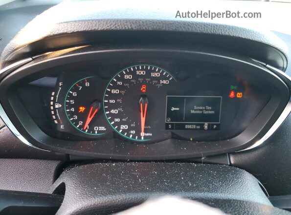 KL7CJNSM3MB361270 2021 CHEVROLET TRAX Белый Вид щитка приборов