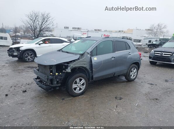 KL7CJPSB4KB936614 2019 CHEVROLET TRAX Gray Передня ліва чверть