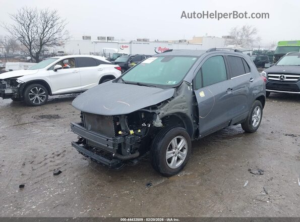 KL7CJPSB4KB936614 2019 CHEVROLET TRAX Gray Вид спереду