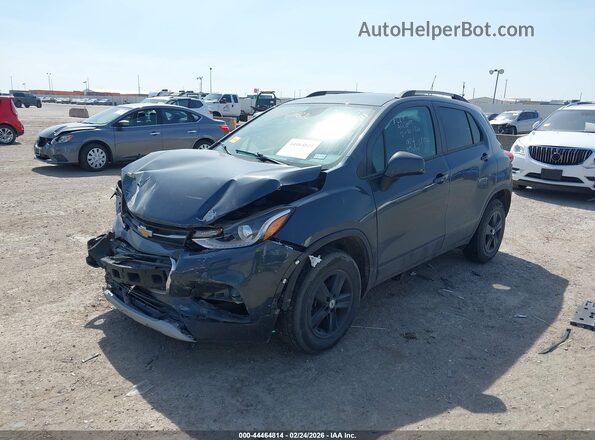 KL7CJPSBXMB342452 2021 CHEVROLET TRAX Серый Передняя левая четверть