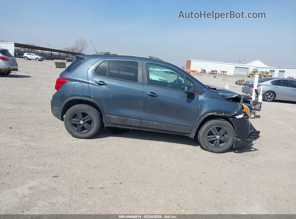 KL7CJPSBXMB342452 2021 CHEVROLET TRAX Серый Вид задней части салона