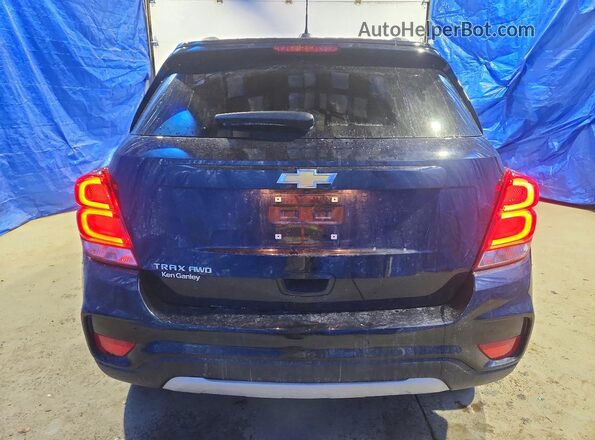KL7CJPSM0NB523949 2022 CHEVROLET TRAX Черный Вид сзади