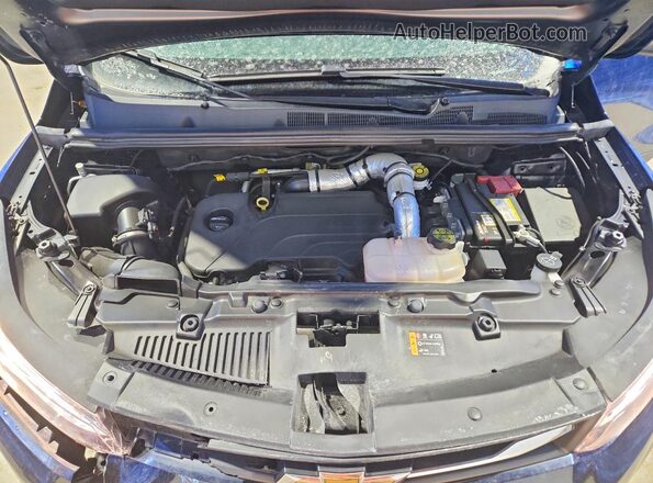KL7CJPSM0NB523949 2022 CHEVROLET TRAX Черный Вид подкапотного пространства