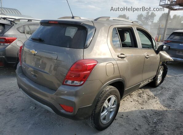 KL7CJPSM3NB525937 2022 CHEVROLET TRAX Серый Задняя правая четверть