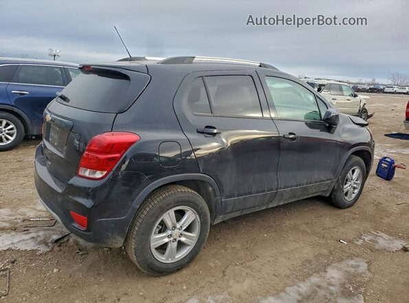 KL7CJPSM3NB565497 2022 CHEVROLET TRAX Черный Задняя правая четверть