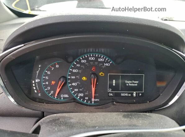 KL7CJPSM3NB565497 2022 CHEVROLET TRAX Черный Вид щитка приборов