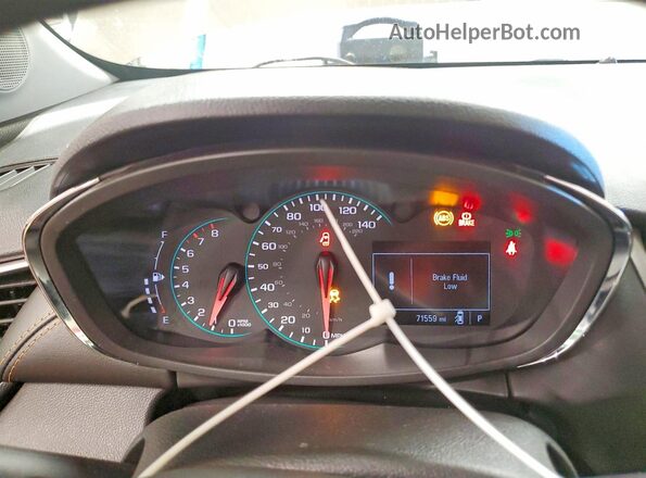 KL7CJPSM4MB371396 2021 CHEVROLET TRAX Коричневый Вид щитка приборов