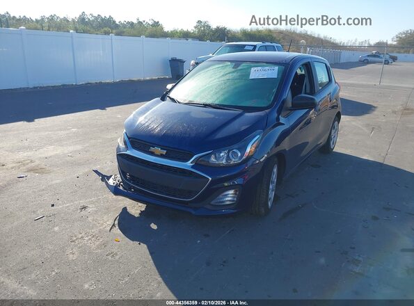 KL8CB6SA2NC032415 2022 CHEVROLET SPARK Синий Передняя левая четверть