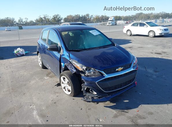 KL8CB6SA2NC032415 2022 CHEVROLET SPARK Синий Передняя правая четверть