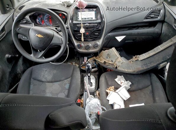 KL8CB6SA3JC431571 2018 CHEVROLET SPARK Gray Widok deski rozdzielczej