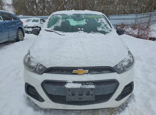 KL8CB6SA4JC449108 2018 CHEVROLET SPARK Белый Вид спереди