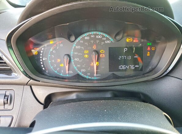 KL8CB6SA5GC632509 2016 CHEVROLET SPARK Серый Вид щитка приборов