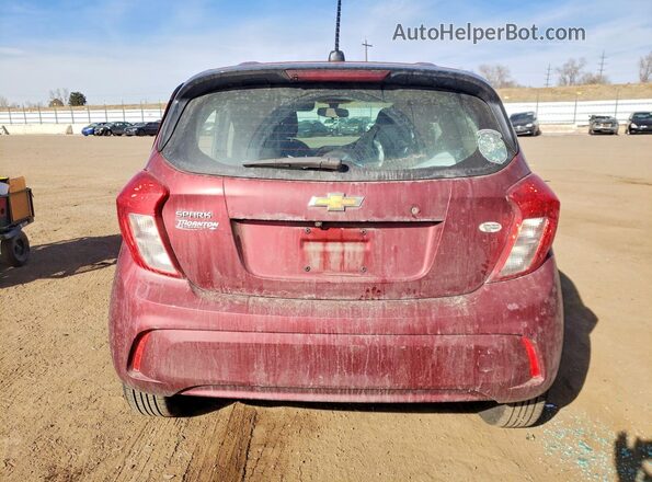 KL8CB6SA5NC033445 2022 CHEVROLET SPARK Red Widok z tyłu