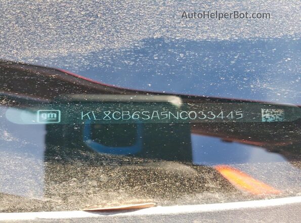 KL8CB6SA5NC033445 2022 CHEVROLET SPARK Red Widok komory silnika