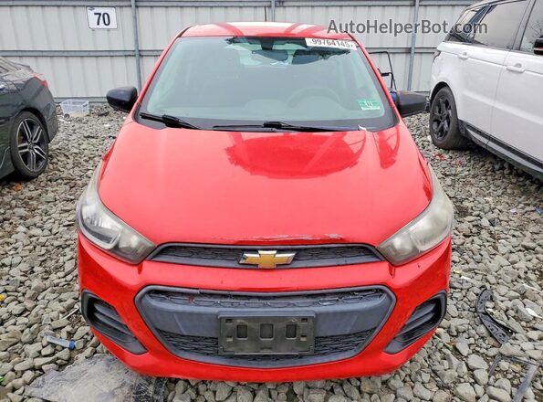 KL8CB6SA6HC728960 2017 CHEVROLET SPARK Красный Вид спереди