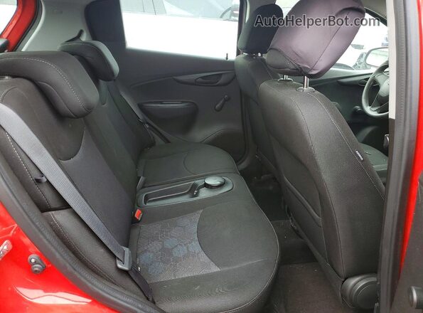 KL8CB6SA6HC728960 2017 CHEVROLET SPARK Красный Вид задних сидений