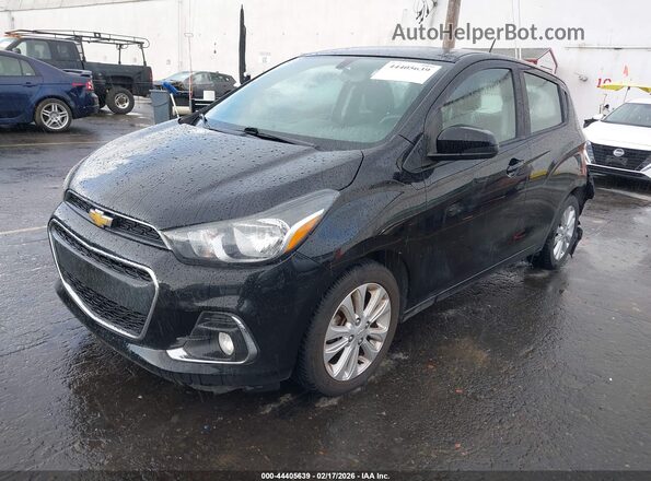 KL8CD6SA6JC429551 2018 CHEVROLET SPARK Черный Передняя левая четверть