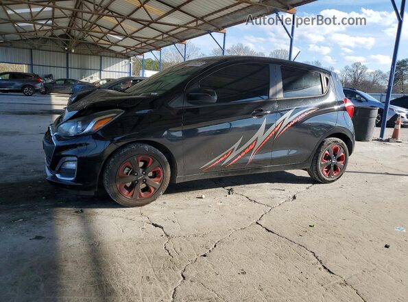 KL8CD6SA7KC718150 2019 CHEVROLET SPARK Черный Передняя левая четверть