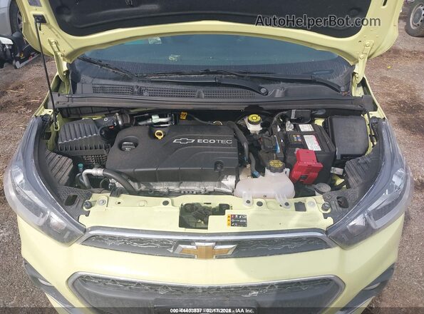KL8CD6SA9JC424831 2018 CHEVROLET SPARK Желтый Вид сзади
