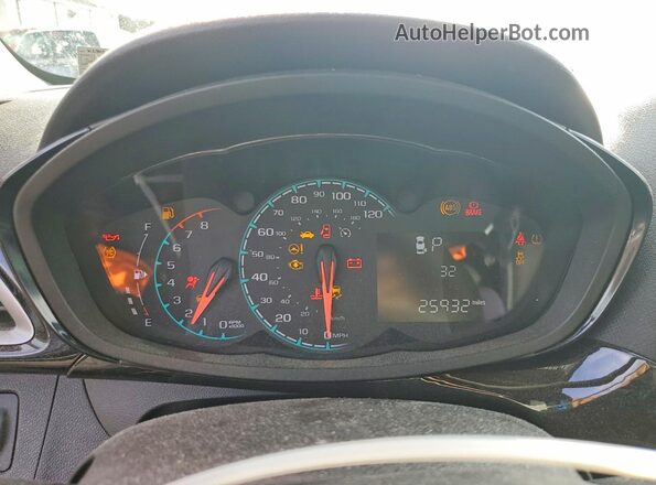 KL8CD6SA9NC007201 2022 CHEVROLET SPARK Темно-бордовый Вид щитка приборов