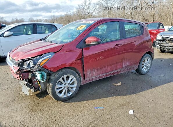 KL8CD6SA9NC007201 2022 CHEVROLET SPARK Темно-бордовый Передняя левая четверть