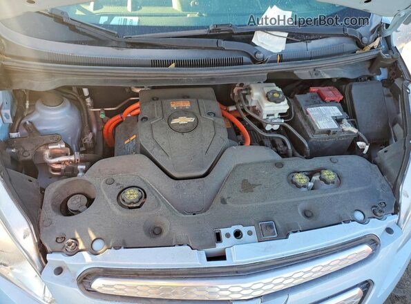 KL8CK6S02GC609289 2016 CHEVROLET SPARK Синий Вид задней части салона
