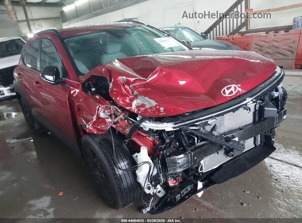 KM8HF3AB3TU381192 2026 HYUNDAI KONA Красный Передняя правая четверть