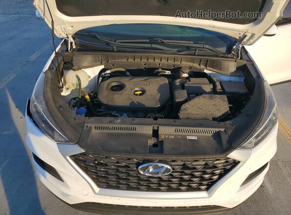 KM8J23A43KU944674 2019 HYUNDAI TUCSON Белый Вид подкапотного пространства