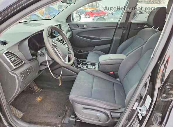 KM8J2CA4XKU863820 2019 HYUNDAI TUCSON Black Widok wnętrza z przodu