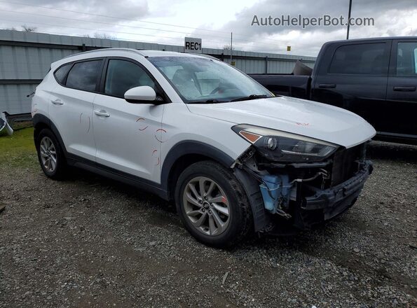 KM8J33A47GU094259 2016 HYUNDAI TUCSON Белый Передняя правая четверть