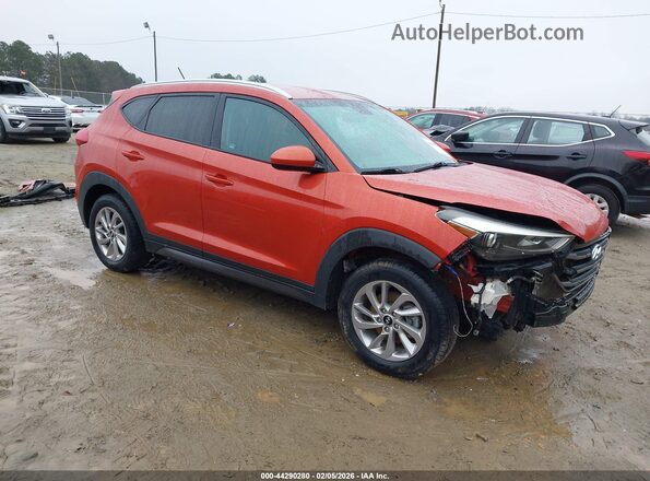 KM8J3CA41GU094337 2016 HYUNDAI TUCSON Оранжевый Передняя правая четверть