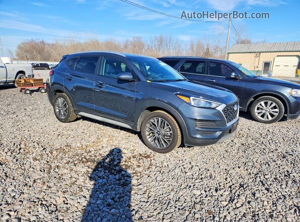 KM8J3CAL0KU070837 2019 HYUNDAI TUCSON Blue Delantero derecho