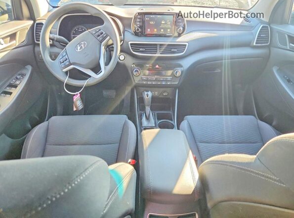 KM8J3CAL0KU070837 2019 HYUNDAI TUCSON Blue Vista del salpicadero