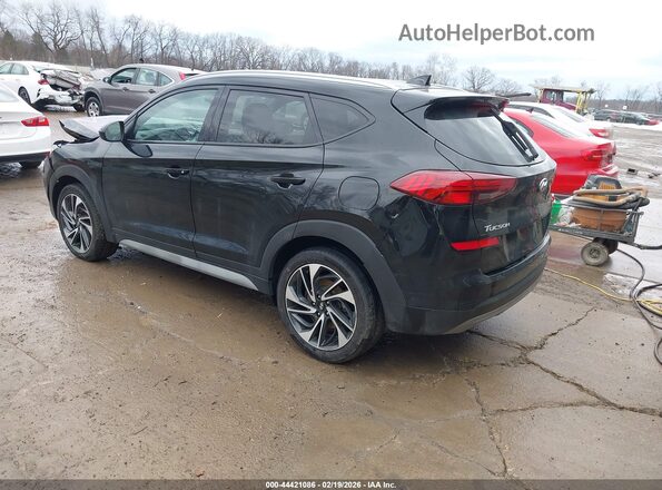 KM8J3CAL1KU851222 2019 HYUNDAI TUCSON Черный Задняя левая четверть