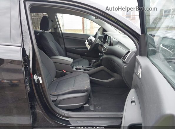 KM8J3CAL1KU851222 2019 HYUNDAI TUCSON Черный Вид салона спереди