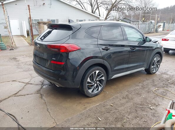 KM8J3CAL1KU851222 2019 HYUNDAI TUCSON Черный Задняя правая четверть