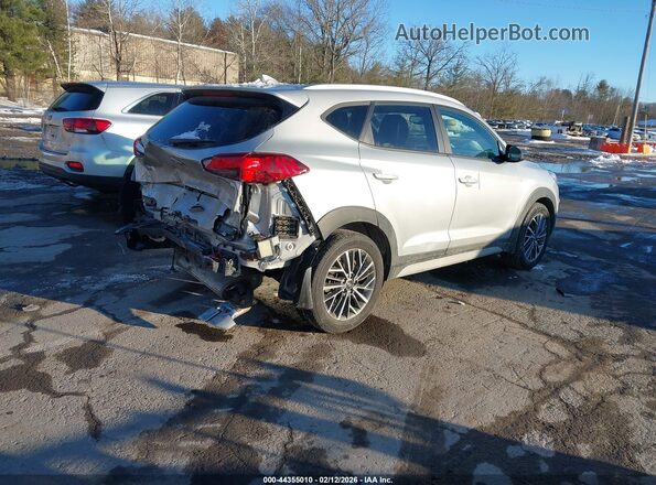 KM8J3CAL6LU281493 2020 HYUNDAI TUCSON Серебряный Задняя правая четверть